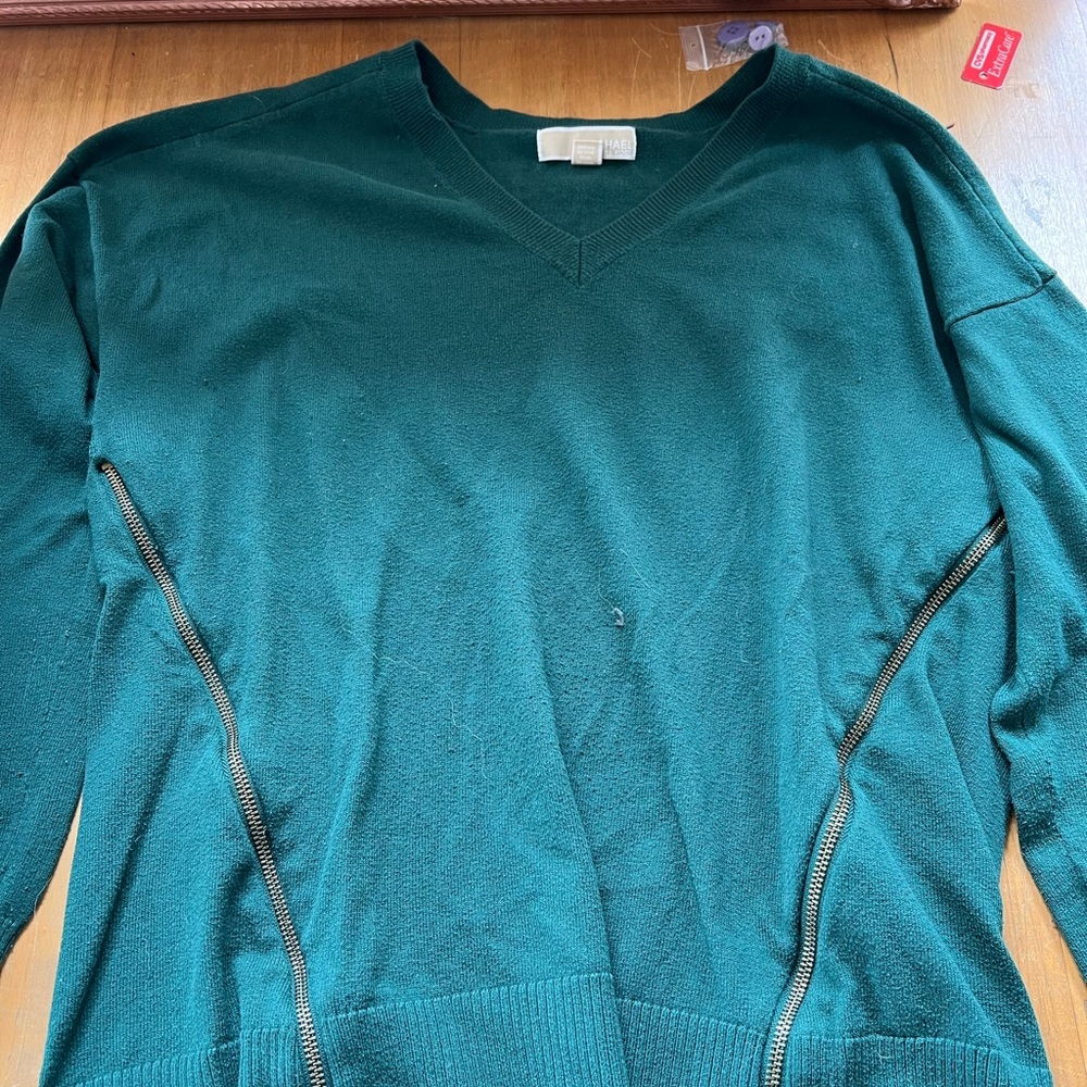 Michael Kors Zipper Pull Sweater